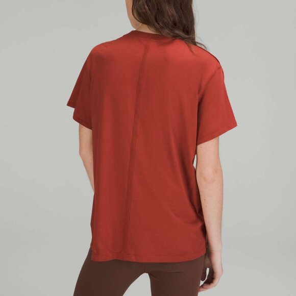 Lululemon All Yours Cotton T-Shirt Cayenne - Picture 2 of 6